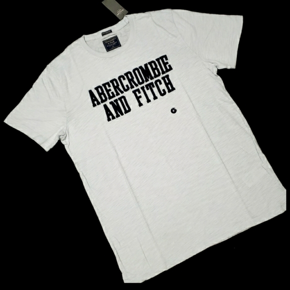 🎁Abercrombie & Fitch Light Blue Applique T🎁 - Picture 2 of 3